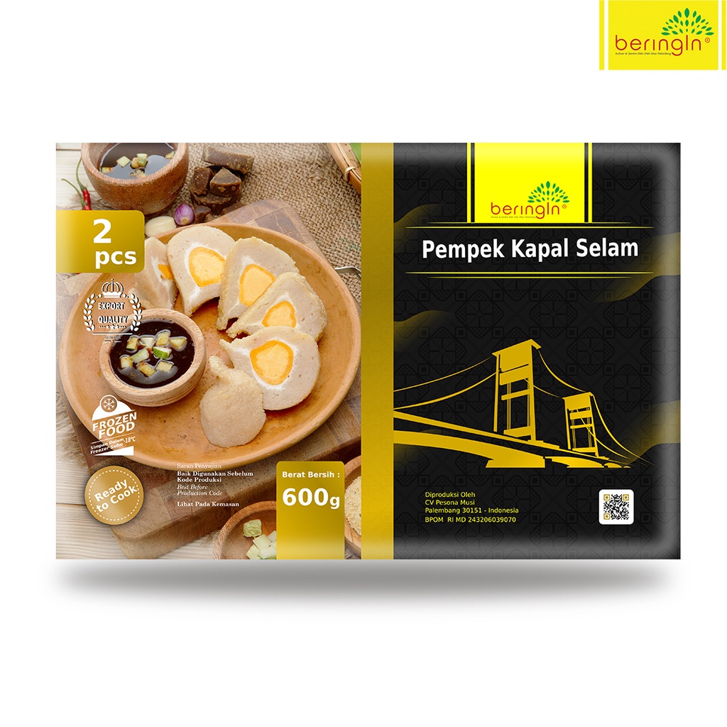 

Pempek Beringin Asli Palembang isi - Pempek Kapal Selam