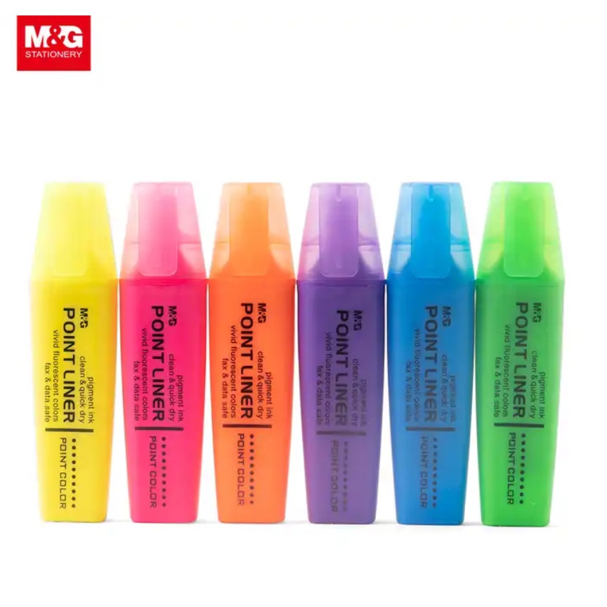 

M&G Pen Pulpen Highlighter Marker Spidol Warna Terang