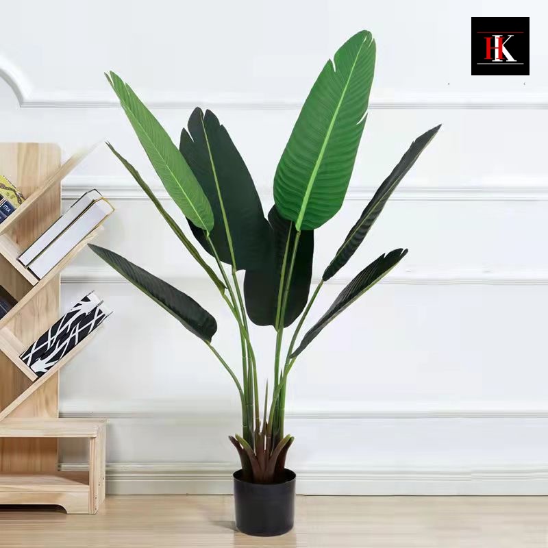 HK/ COD / TINGGI 1.1 METER POHON PISANG PALSU HIAS TINGGI IMITASI ARTIFICIAL IMPORT / POHON DEKORASI