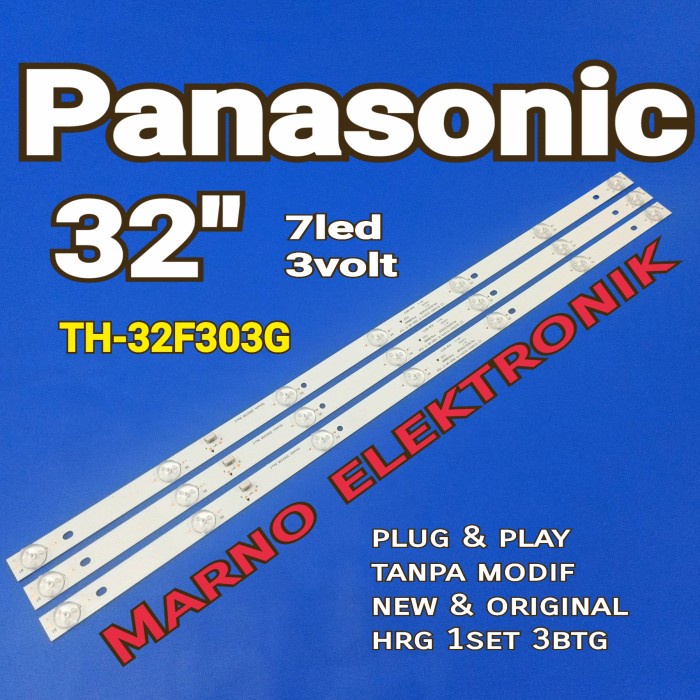 PART LAMPU BL BACKLIGHT LED TV PANASONIK TH-32F303G TH32F303G TH 32F303G