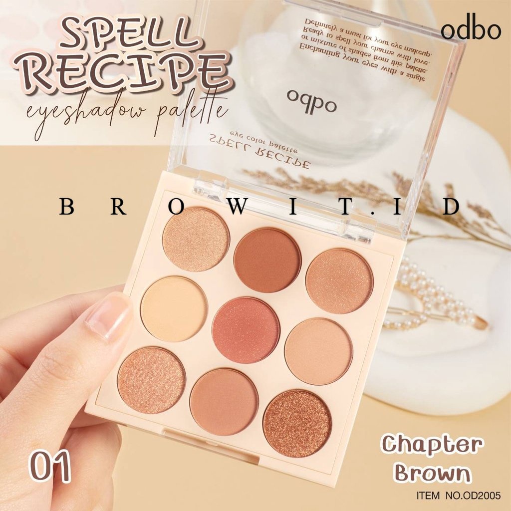 ODBO Eyeshadow Spell Recipe Eye Color Palette | Eyeshadow Shimmer OD2005