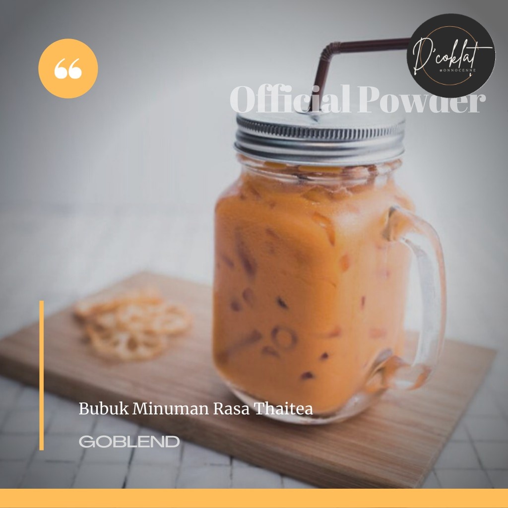 Bubuk Minuman Thai Tea 1 Kg / Thai Tea Powder/ Bubuk rasa Thai Tea / Powder Thai tea/ Thai tea bubuk