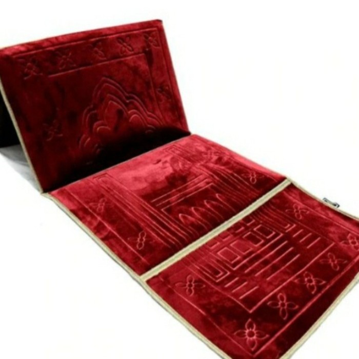 sajadah lipat,sajadah sandaran,sajadah busa lipat