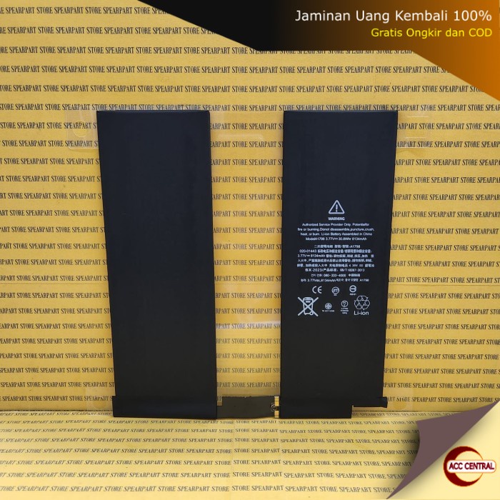 Baterai iPad Air 3 A2134 / iPad Pro 10.5 A1789 - Battery Batre Batrai Batere