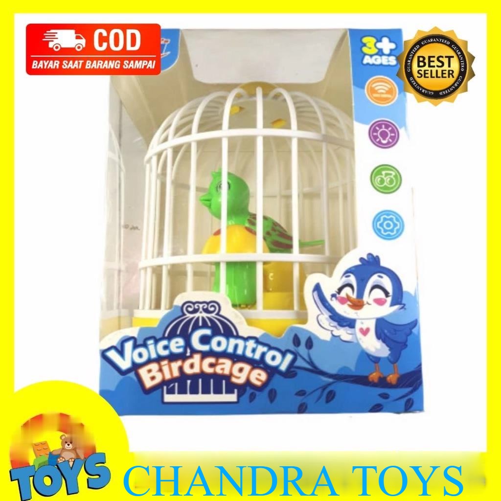 PROMO COD MAINAN ANAK BURUNG BERKICAU FU 1138 / SANGKAR BURUNG KICAU  I love u