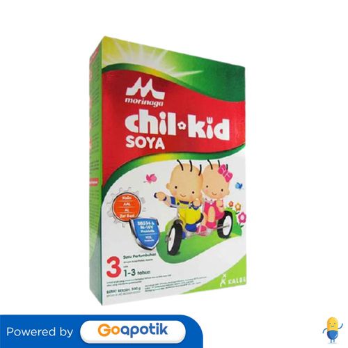 

Morinaga Chil Kid Soya 3 Susu Pertumbuhan Rasa Plain 300 Gram Dus