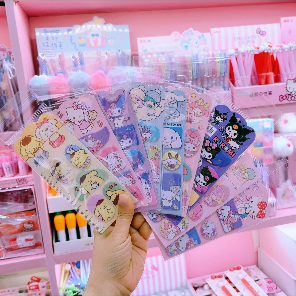 

(Pusat) Sticky Mark Sanrio / Sticky Mark kuromi melody sticky mem mini imut