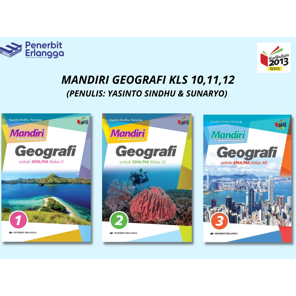 MANDIRI GEOGRAFI SMA KELAS 10 11 12 ERLANGGA Erlangga