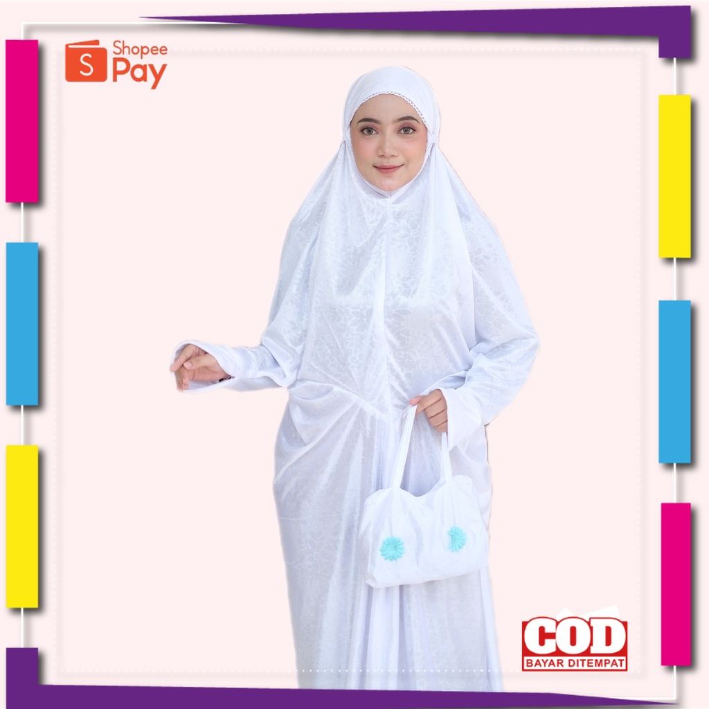 RAMADHAN SALE // mukena putih polos mukena lajuran mukena polosan mukena terusan mukena katun mukena