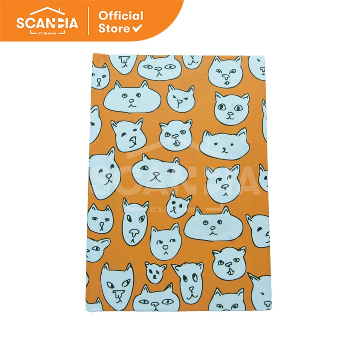 

SCANDIA Buku Catatan Notebook Hard Cover PR 100 Sheets Orange (SP0269)