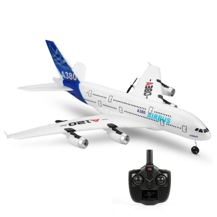 [Bp] Wltoys A120 Airbus A380 3Ch 2.4G Rc Airplane Remote Control Original High Quality