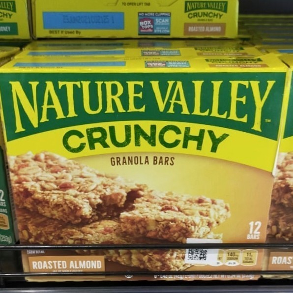 

nature valley crunchy granola bars roasted almond isi 12pack