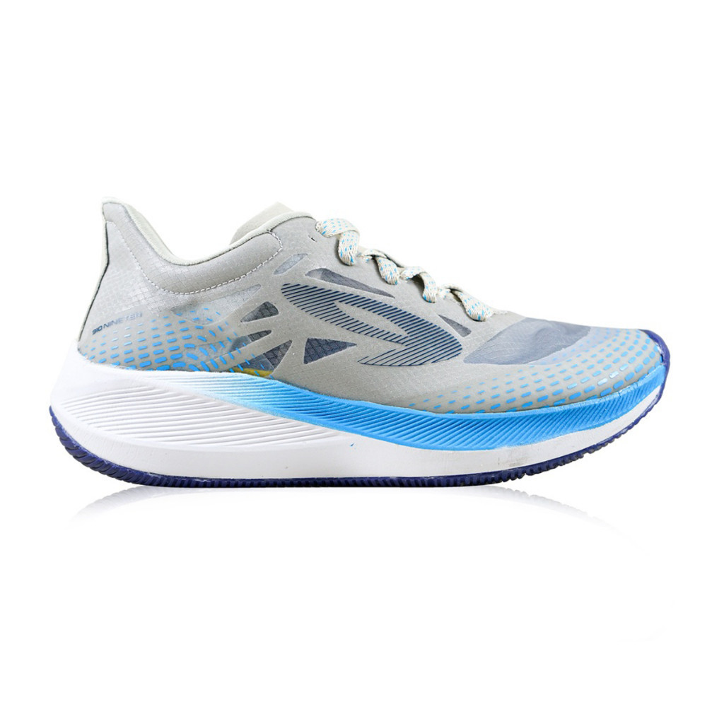910 Nineten HAZE 1.5 Abu Muda Putih Biru Sepatu Running Olahraga