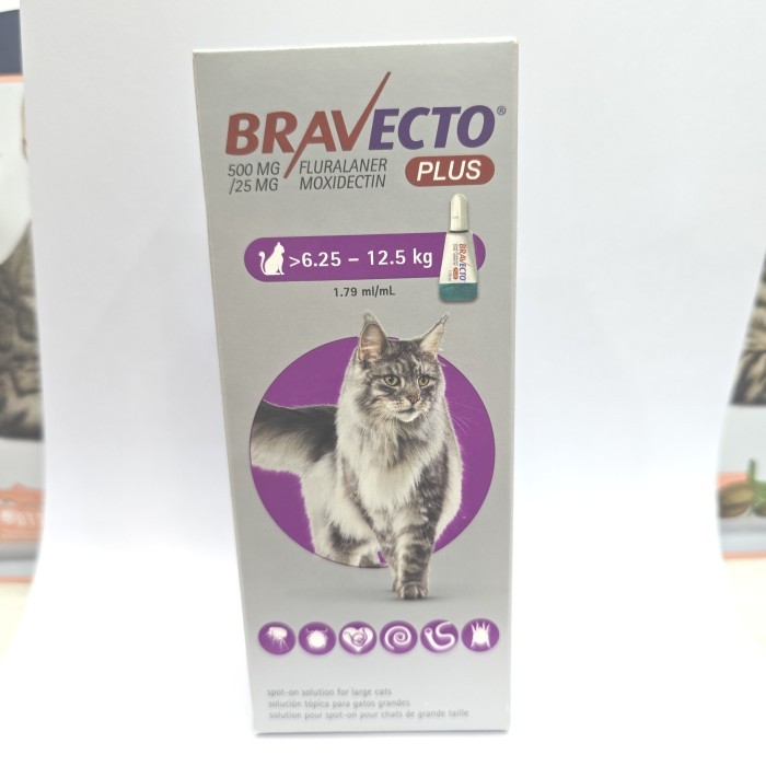 BRAVECTO / DOG/ OBAT KUTU KUCING / diatas 6,25  - 12,5 Kg