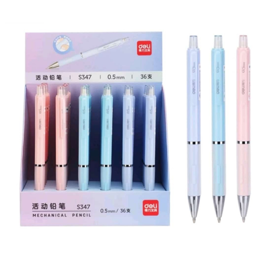 

DELI PENSIL MEKANIK CETEK TIP 0.5MM S 347