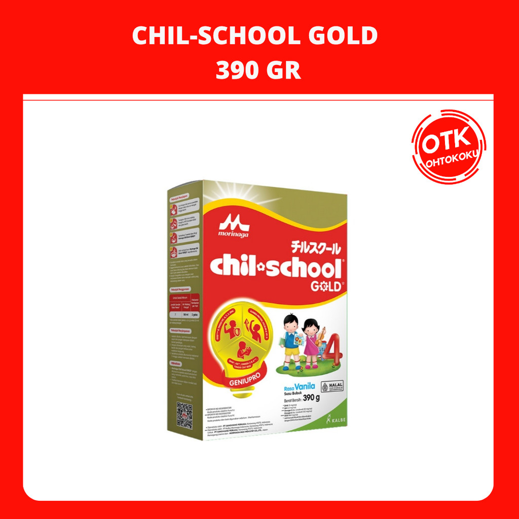 

Morinaga Chil School Gold 390 Gr Susu Pertumbuhan Anak 3-12 Tahun