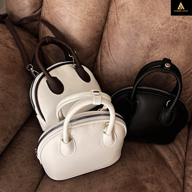 Sunyeo Tas Selempang Bahu Wanita Polos Tenteng Slingbag