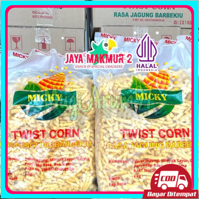 

1kg twist corn jagung bakar original tes