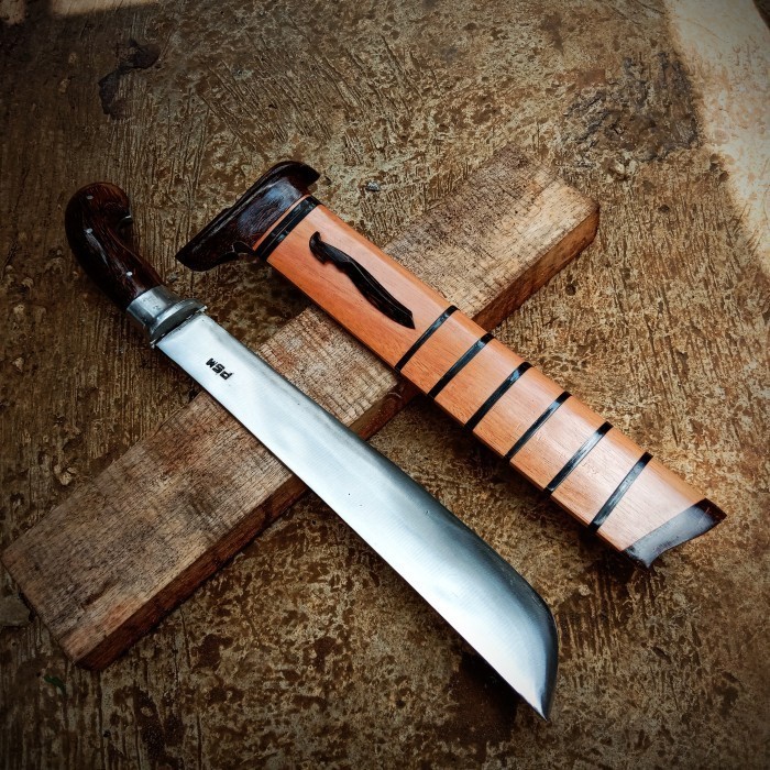 pisau GOLOK sembelih sapi sembelih kambing super tajam baja per tanpa sarung