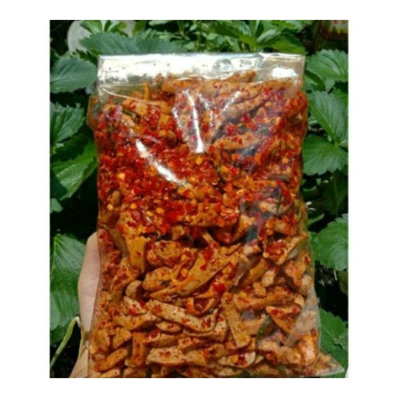 

BASRENG DAUN JERUK KEMASAN 500GRAM/HARGA TERMURAH/Basreng 100 gram/PAKET USAHA CEMILAN/SNACK TERMURAH