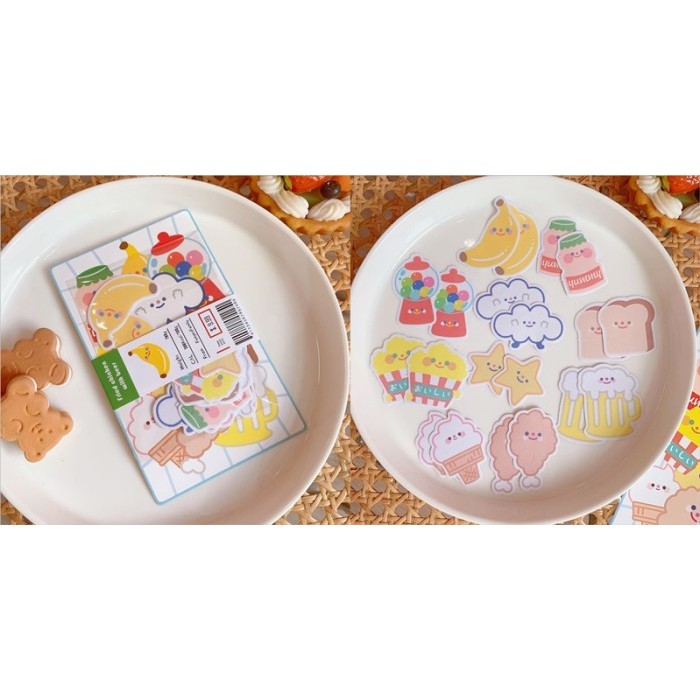 

Rena V - ST003 Sticker Gummy Bear Diary Botol Minum Laci Kotak DIY Sticker Deco - Foodie