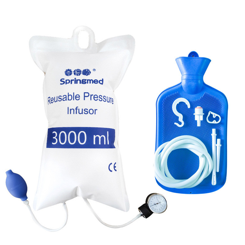 WETIPS Pressured Enema Kits Anal Enema Cleaning Bag Bowel Cleaner Anus Shower Set Enemas Shower Reus