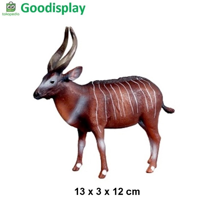 aneka mainan pajangan miniatur hewan animal figure domba rusa antelope - Bongo
