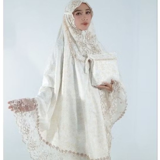 bg64rk HI.REMBULAN -MUKENA MEWAH MALIKA GLITER