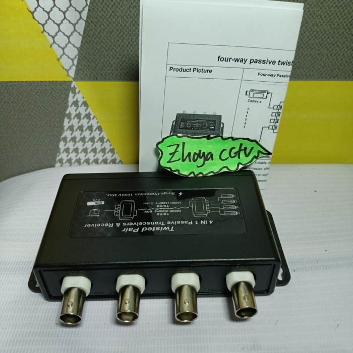 

video balun 4ch passive cctv
