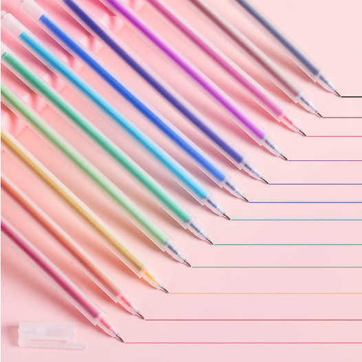 

CMR - Pena Gel Glitter Aesthetic Pulpen Warna Warni 0.7mm Alat Tulis Sekolah ATK013