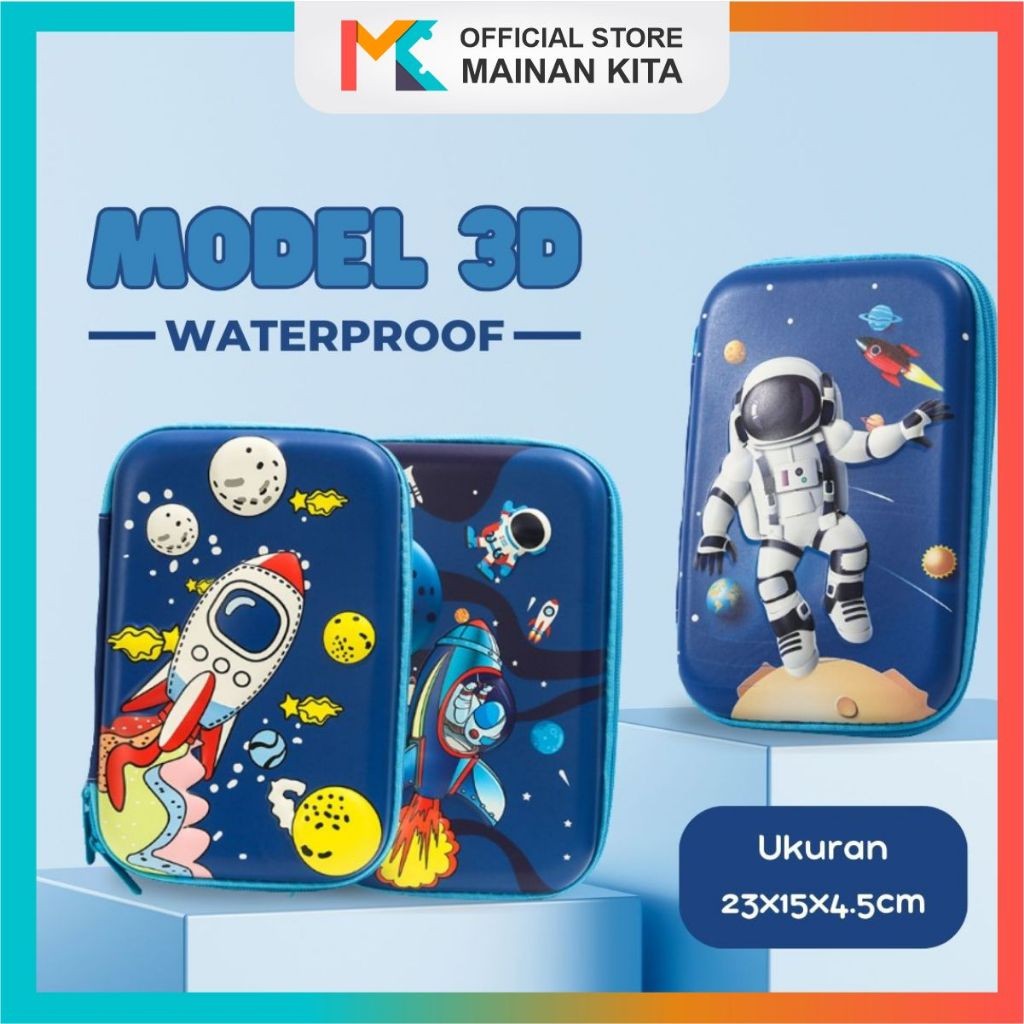 

[MK912] Kotak Pensil 3D Timbul Besar Motif Karakter