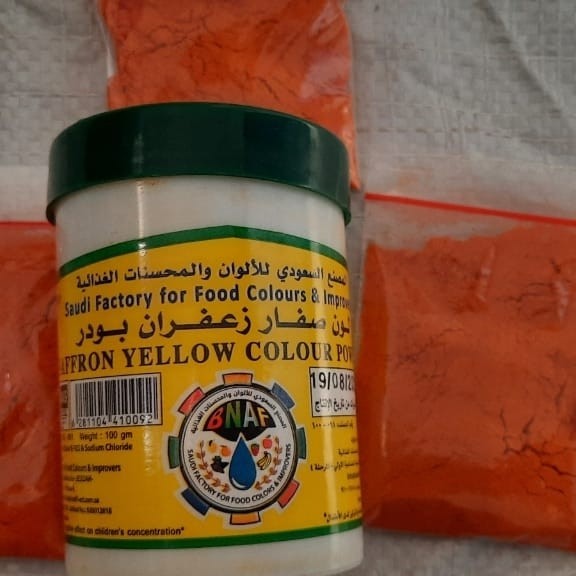 

Bubuk saffron/safron/zafaron 100 gr - pewarna alami makanan - Kuning