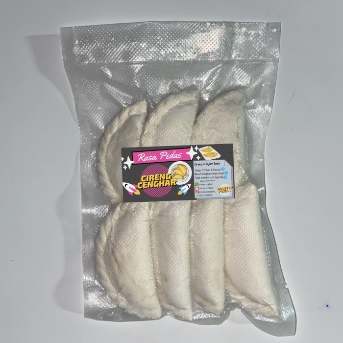 

Cireng isi ayam suwir pedas - Frozen Food - Ayam pedas, 7 pcs (besar)