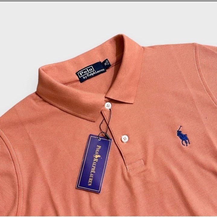 PROMO / BAHAN PREMIUM / Kaos Kerah V Polo Shirt polos Pria Baju Kaos Polo Kerah Merah Jumbo Ukuran