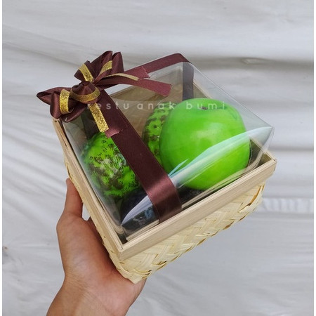 (BMT) besek wadah hantaran parsel dan ater ater kotak seserahan premium uniq wadah roti kue Besek Ha