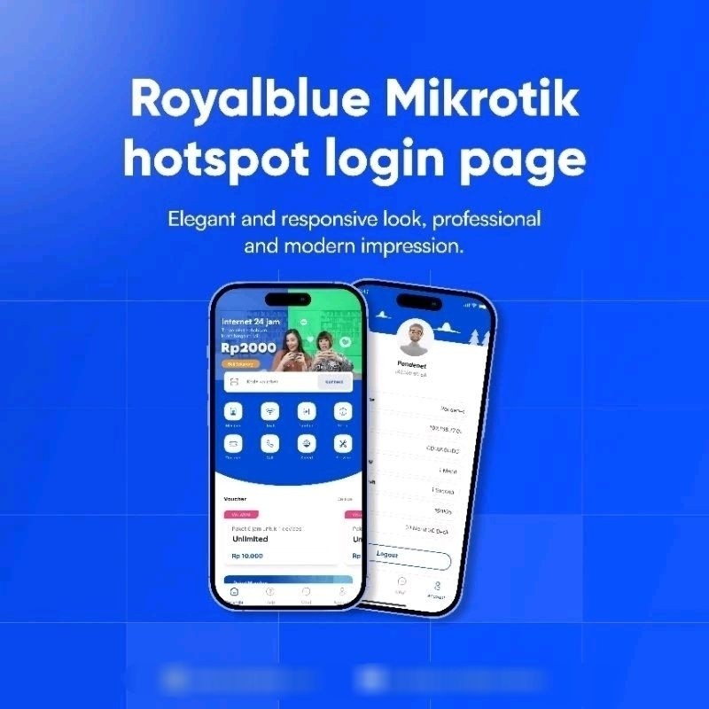 login page MikroTik Royalblue