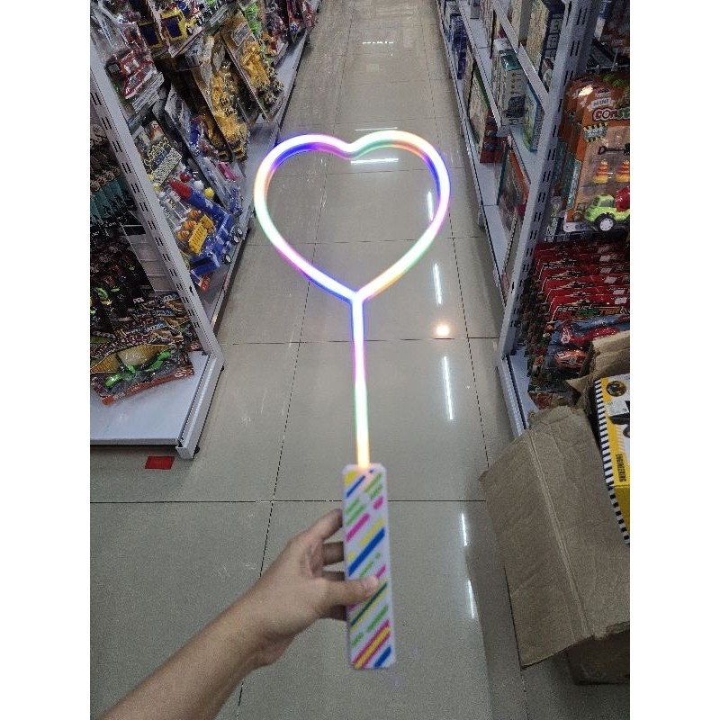 MAINAN STIK BINTANG LED STIK LOVE LED