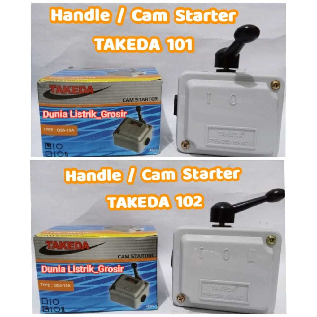 Takeda Cam Starter Handle Handel 101 DAN 102 Genset Starter Saklar Tuas ON-OFF PLN listrik Genset  1