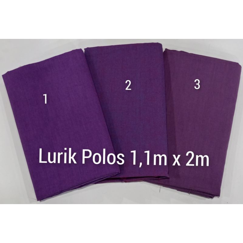 LURIK Kain Lurik Tenun Polos 110*200cm
