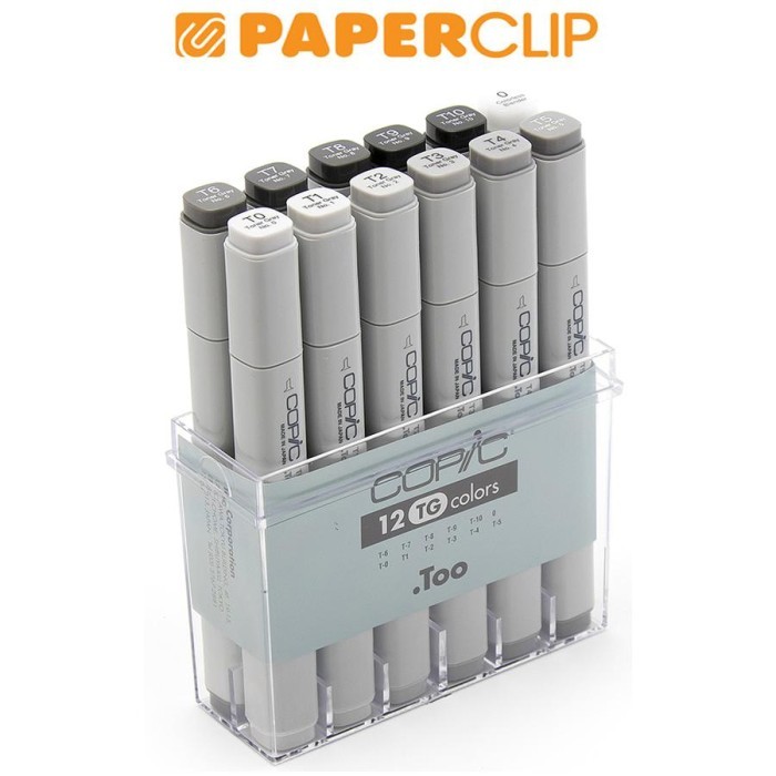 

SPIDOL COPIC CLASSIC SET CMK-12 TONER GREY