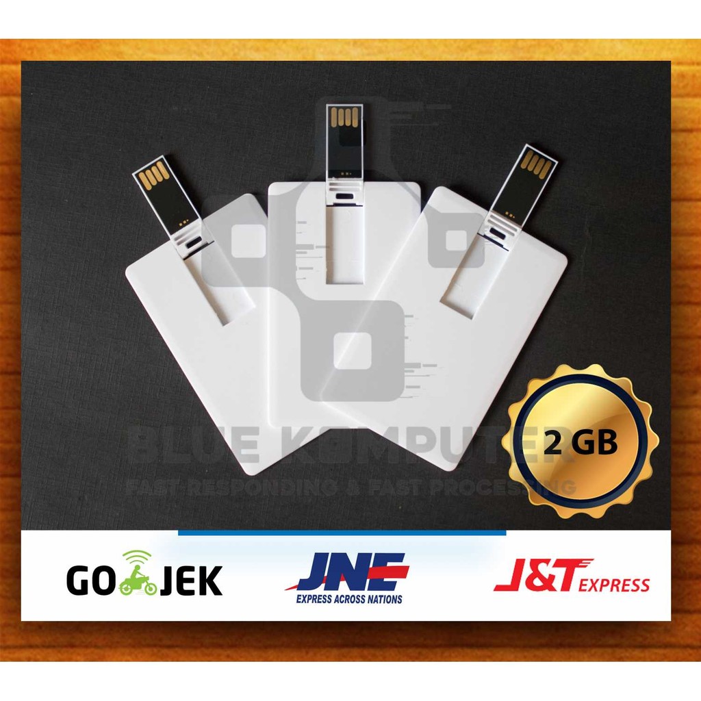 Flashdisk Kartu Polos 2GB - FD KARTU 2 GB - Flashdisk Kartu 2 GB