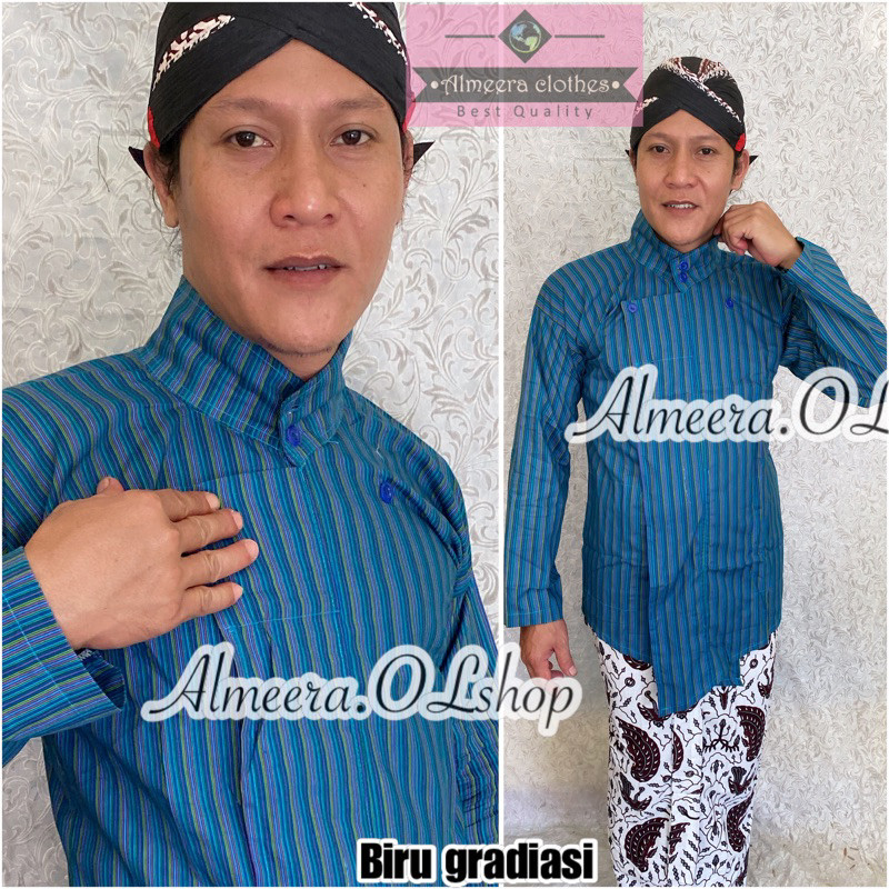 surjan lurik bahan katun orinal Lurik