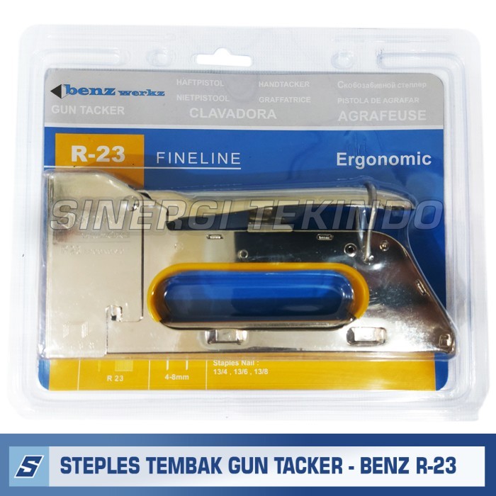 

Alat Steples Tembak Hekter Stapler - BENZ Gun Tracker Staple Staples