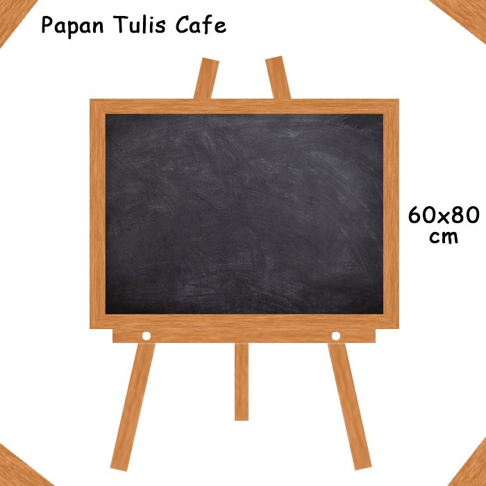 

Paket Murah Papan Tulis Hitam Stand Untuk Cafe Wedding Ukuran 60x80cm