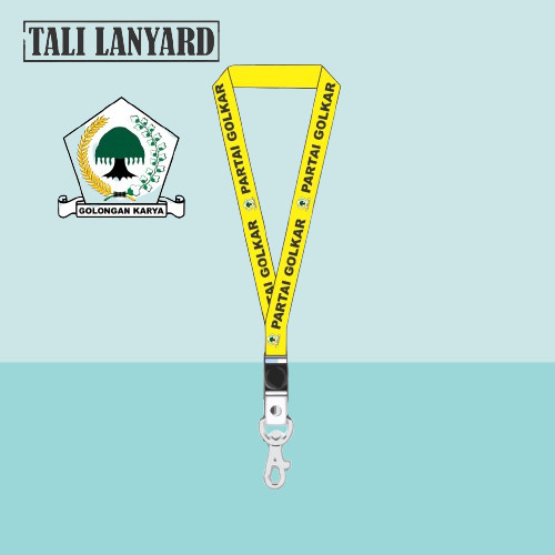 

TALI LANYARD GOLKAR LOGO - TALI ID CARD PARTAI GOLKAR GOLONGAN KARYA - TALI GANTUNGAN ID CARD GANTUNGAN KUNCI GANTUNGAN FLASHDISK GANTUNGAN NAMETAG TALI LANYARD BEST SELLER COD