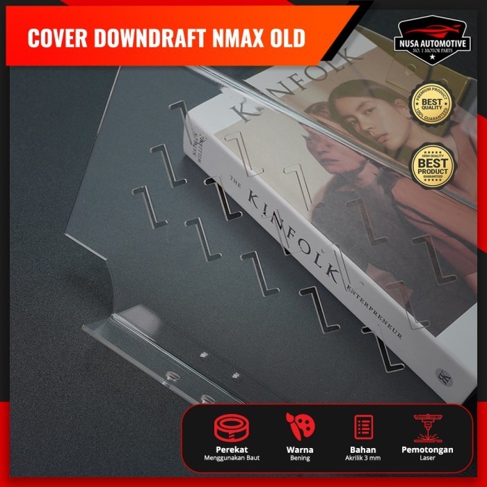 COVER DOWNDRAFT NMAX OLD SEKAT BAGASI BOX  NMAX LAMA - NMAX OLD