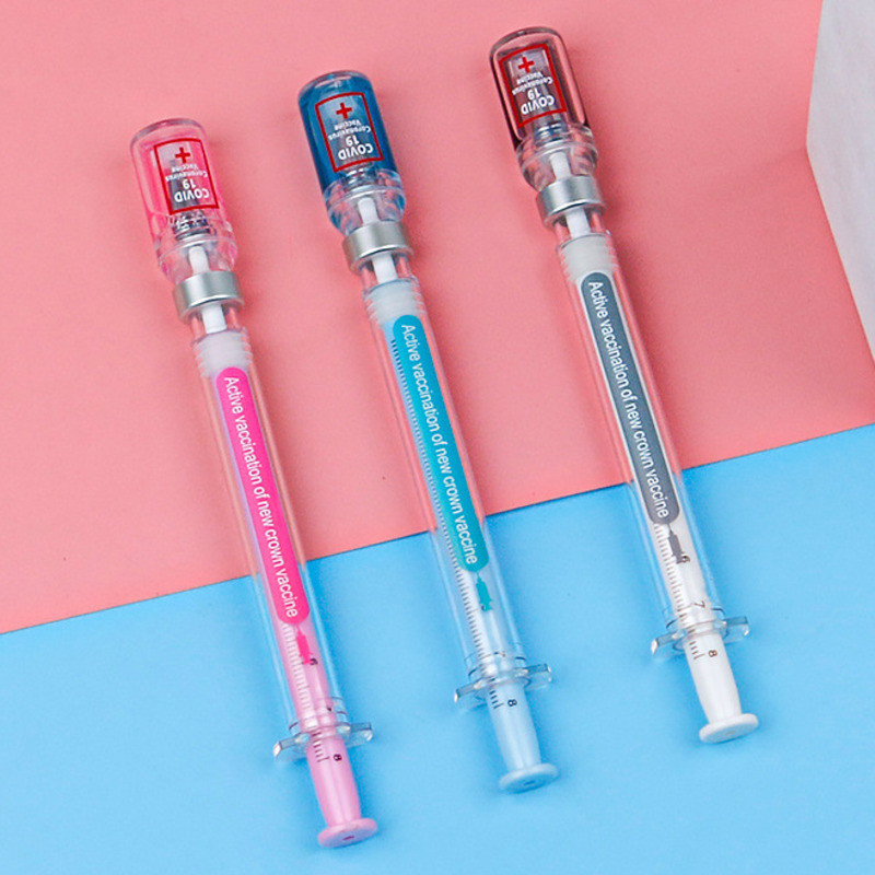 

Ellen Brook 1 Piece Creative Novelty Syringe Shape Cute Stationery 0.5 Mm School Office Supplies Gel Pen