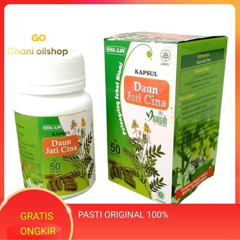 Kapsul Daun Jati Cina Original 100%