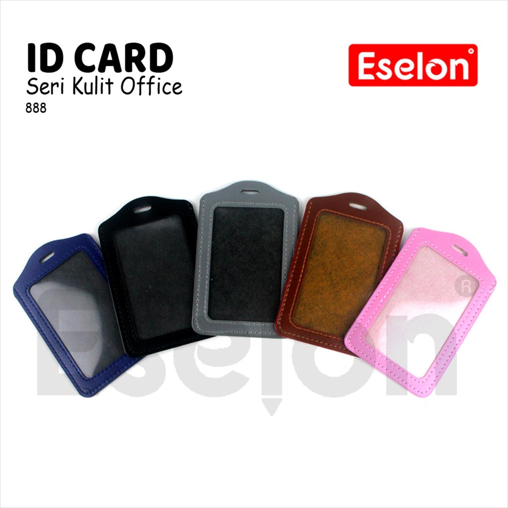 

1buah ID CARD KULIT / Tempat Name Tag Kulit Sintetis