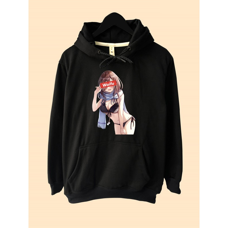 [FREE GIFT] Jaket Hoodie Anime Waifu Nakano miku 5toubun no hanayome
